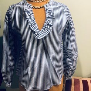 GAP Pinstripe Blouse